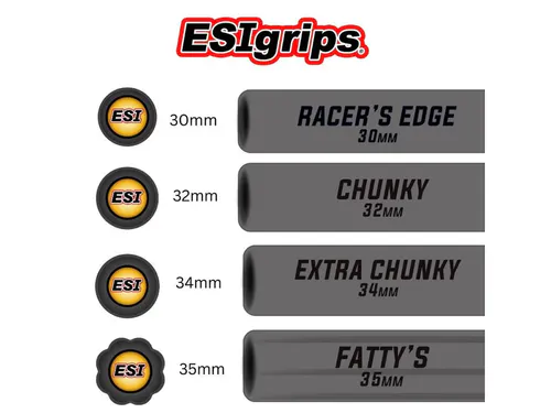 ESI Silicone Grip Size Comparison